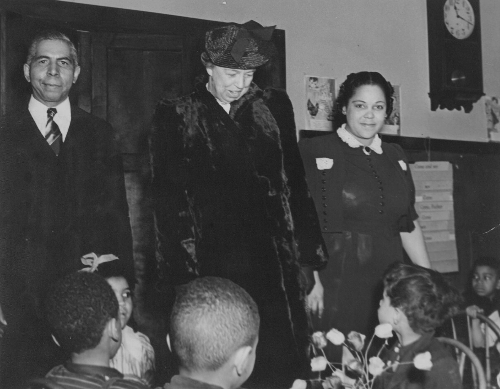Eleanor Roosevelt at Douglass School